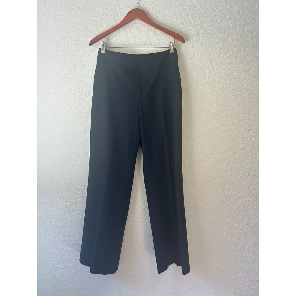 Banana Republic Camden Black Stretch Wool Lined Dress Pants Womens